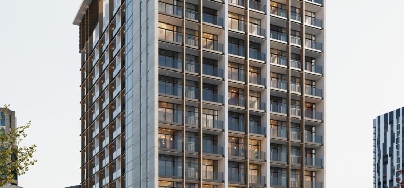 Azra Residence residential tower in DLRC, Wadi Al Safa 5, Dubai